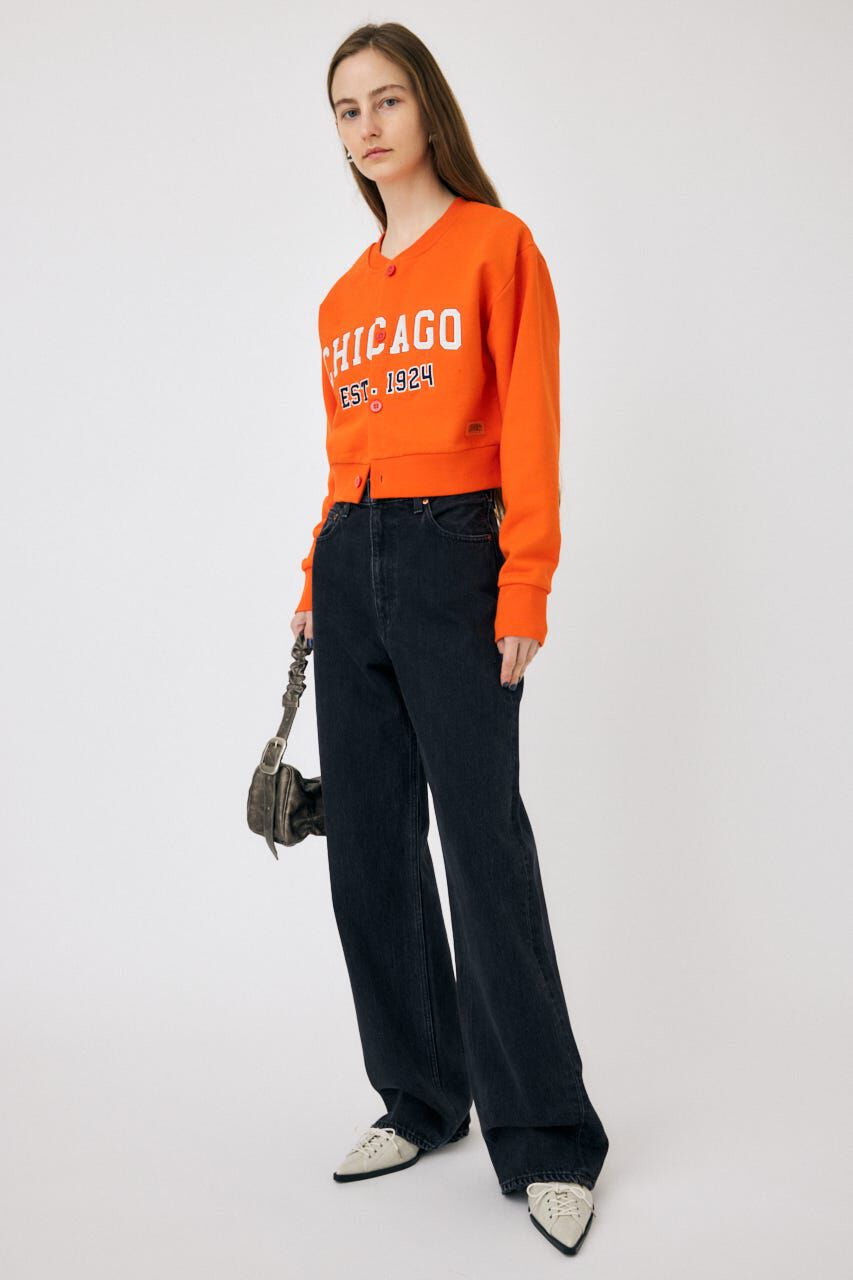 MOUSSY「HIGH WAIST BLACK STRAIGHT」|デニム|