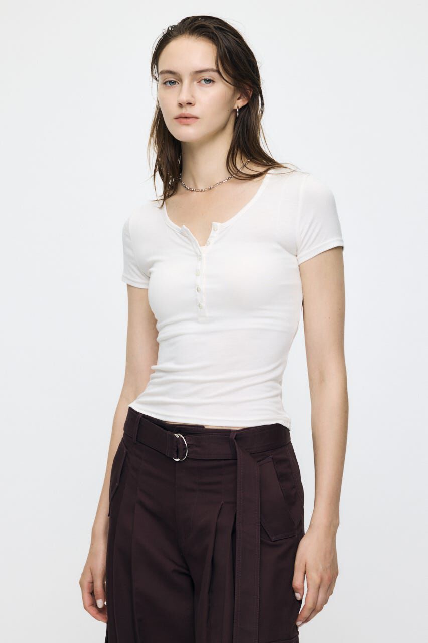 MOUSSY「ES HALF SLEEVE トップス」|Tシャツ・カットソー|