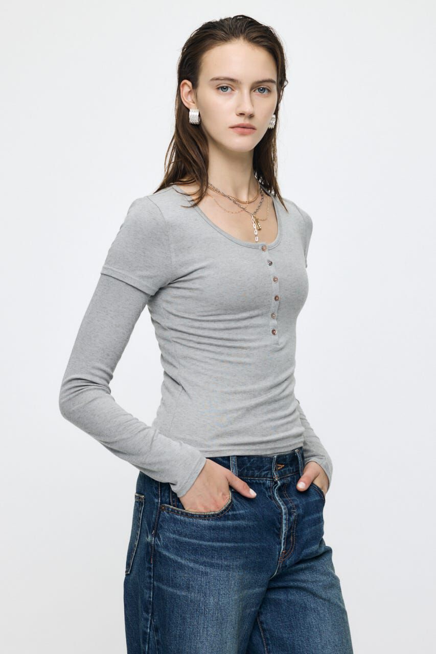 MOUSSY「ES HALF SLEEVE トップス」|Tシャツ・カットソー|