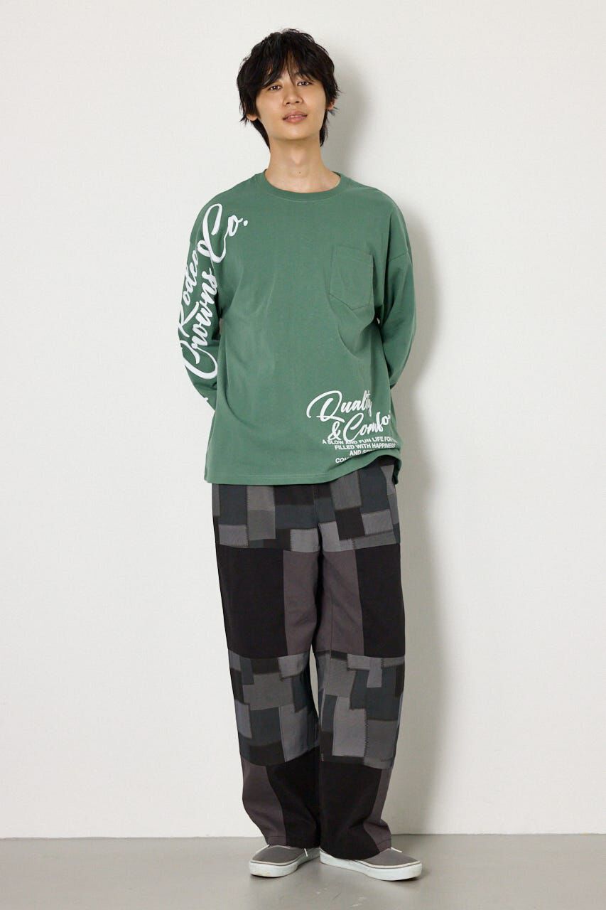 RODEO CROWNS「ショルダーロゴ長袖Tシャツ」|Tシャツ・カットソー|