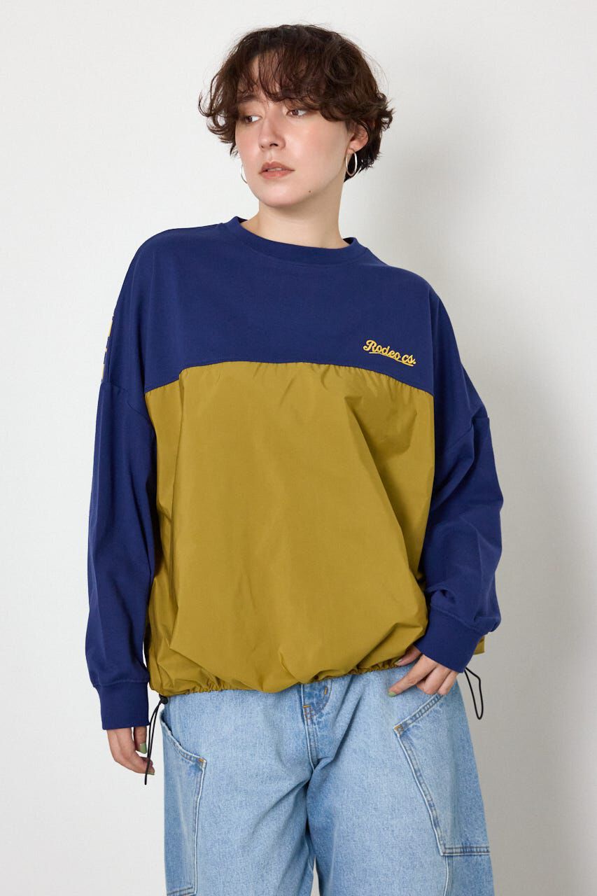 RODEO CROWNS「布帛切替ロゴロングTシャツ」|Tシャツ・カットソー|