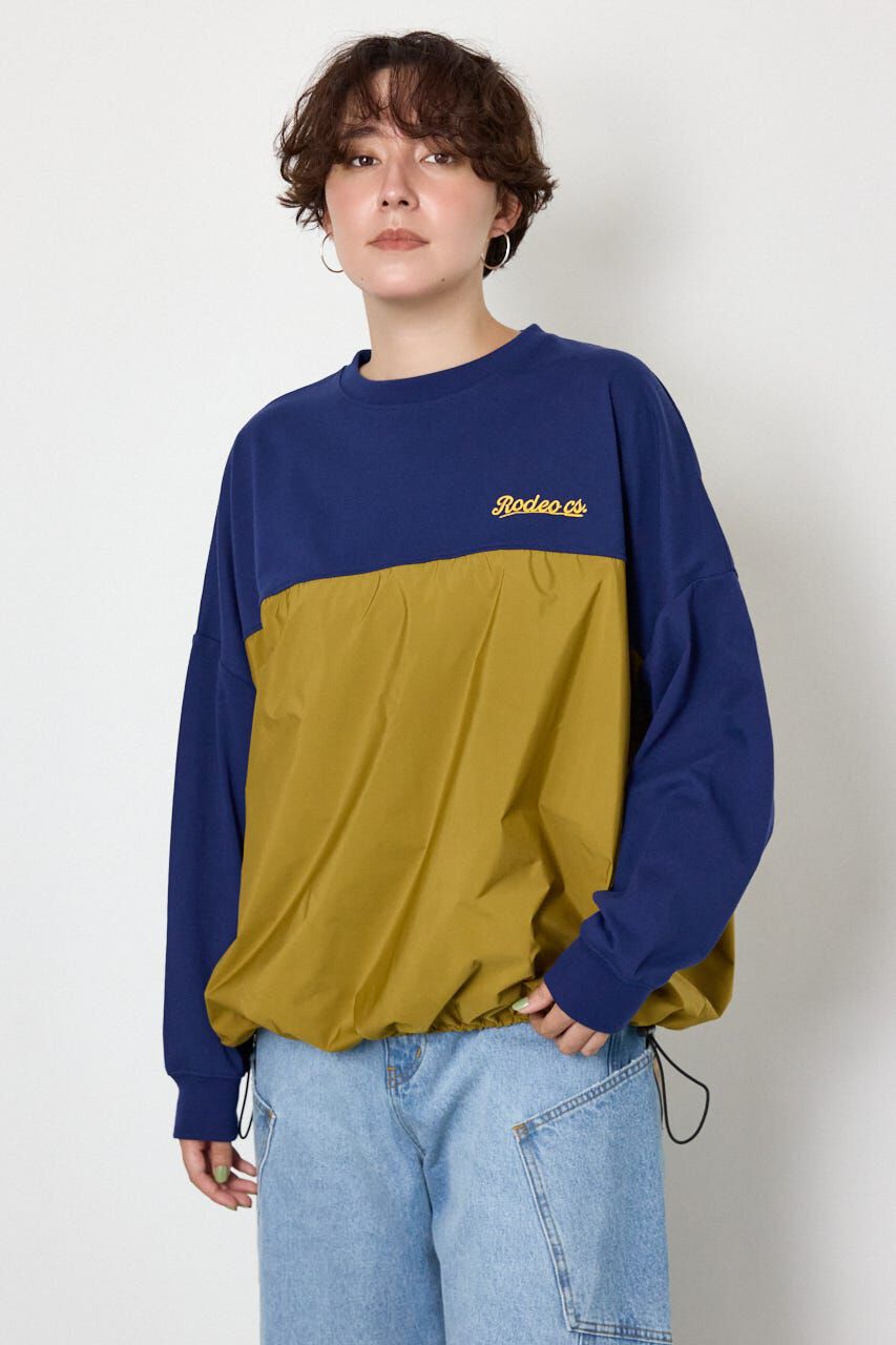 RODEO CROWNS「布帛切替ロゴロングTシャツ」|Tシャツ・カットソー|