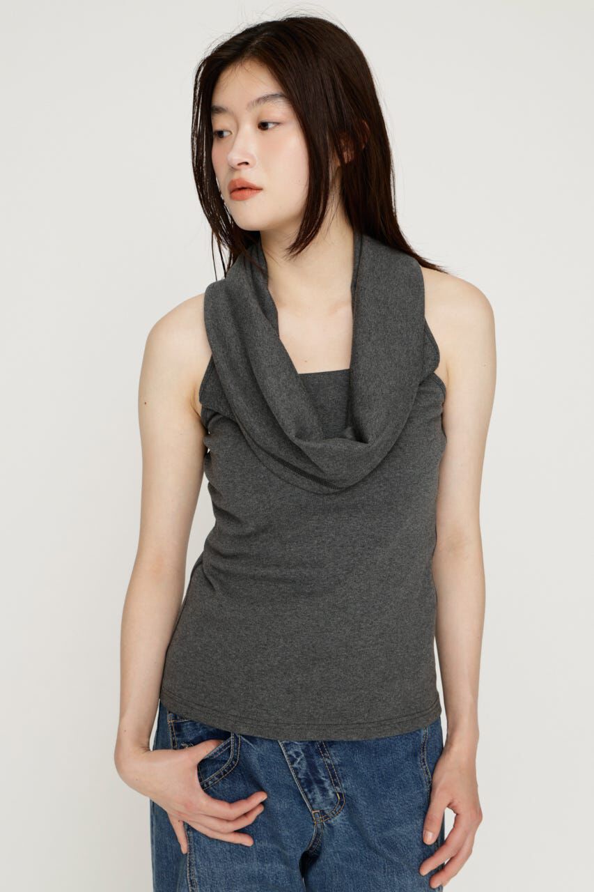 SLY「MANY WAY CUT トップス」|Tシャツ・カットソー|C.GRY