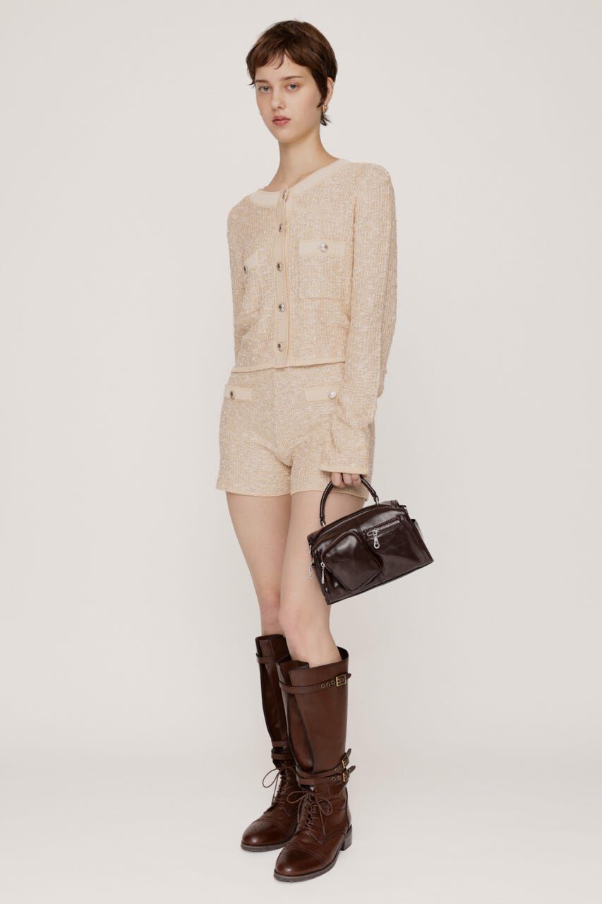 SLY「BICOLOR TWEED KNIT ショートパンツ」|その他|