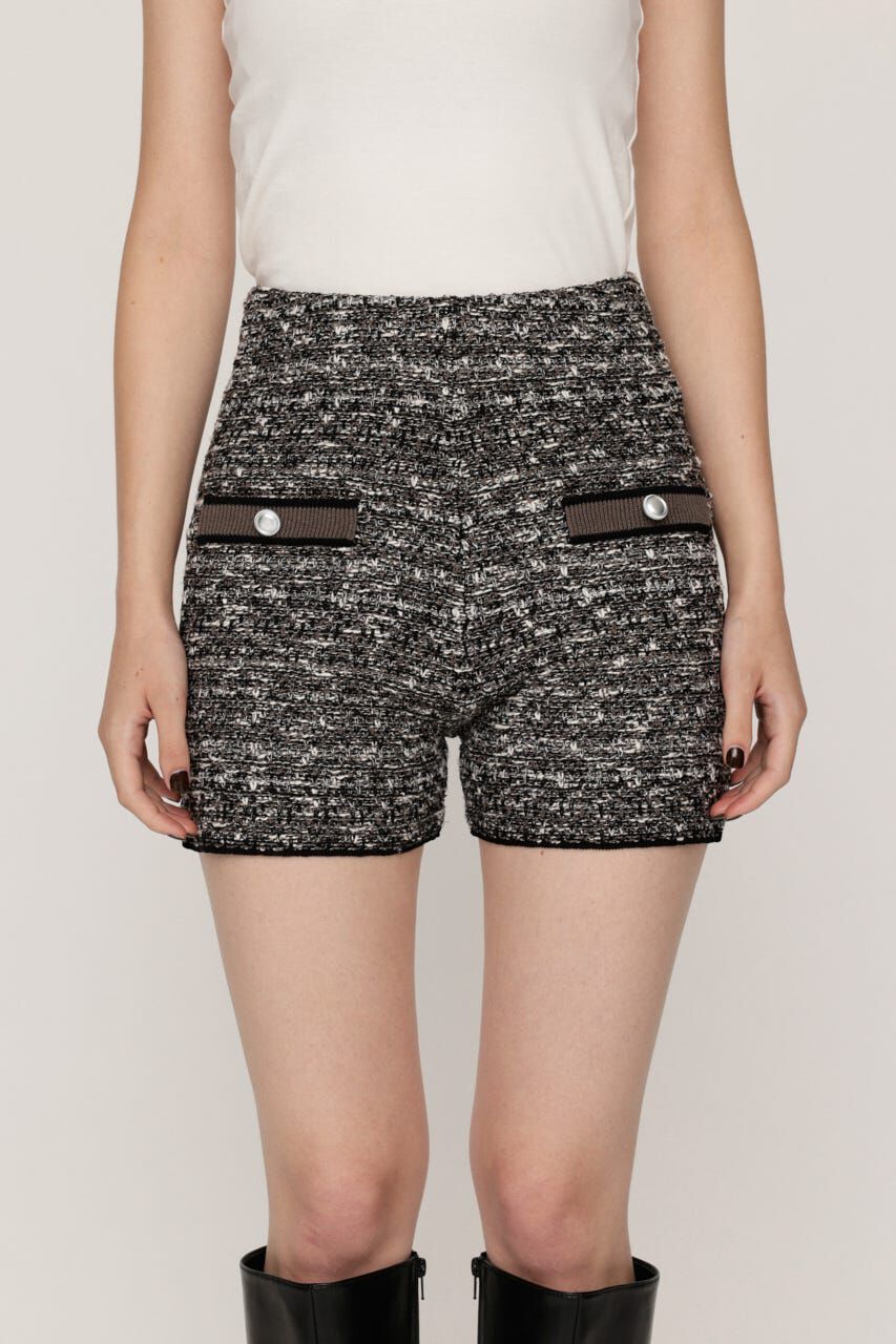 SLY「BICOLOR TWEED KNIT ショートパンツ」|その他|