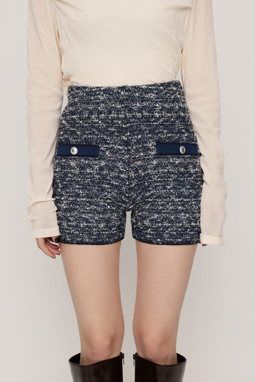 SLY「BICOLOR TWEED KNIT ショートパンツ」|その他|