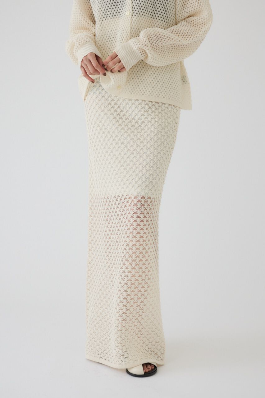RIM.ARK 「Lace knit SK」|スカート|