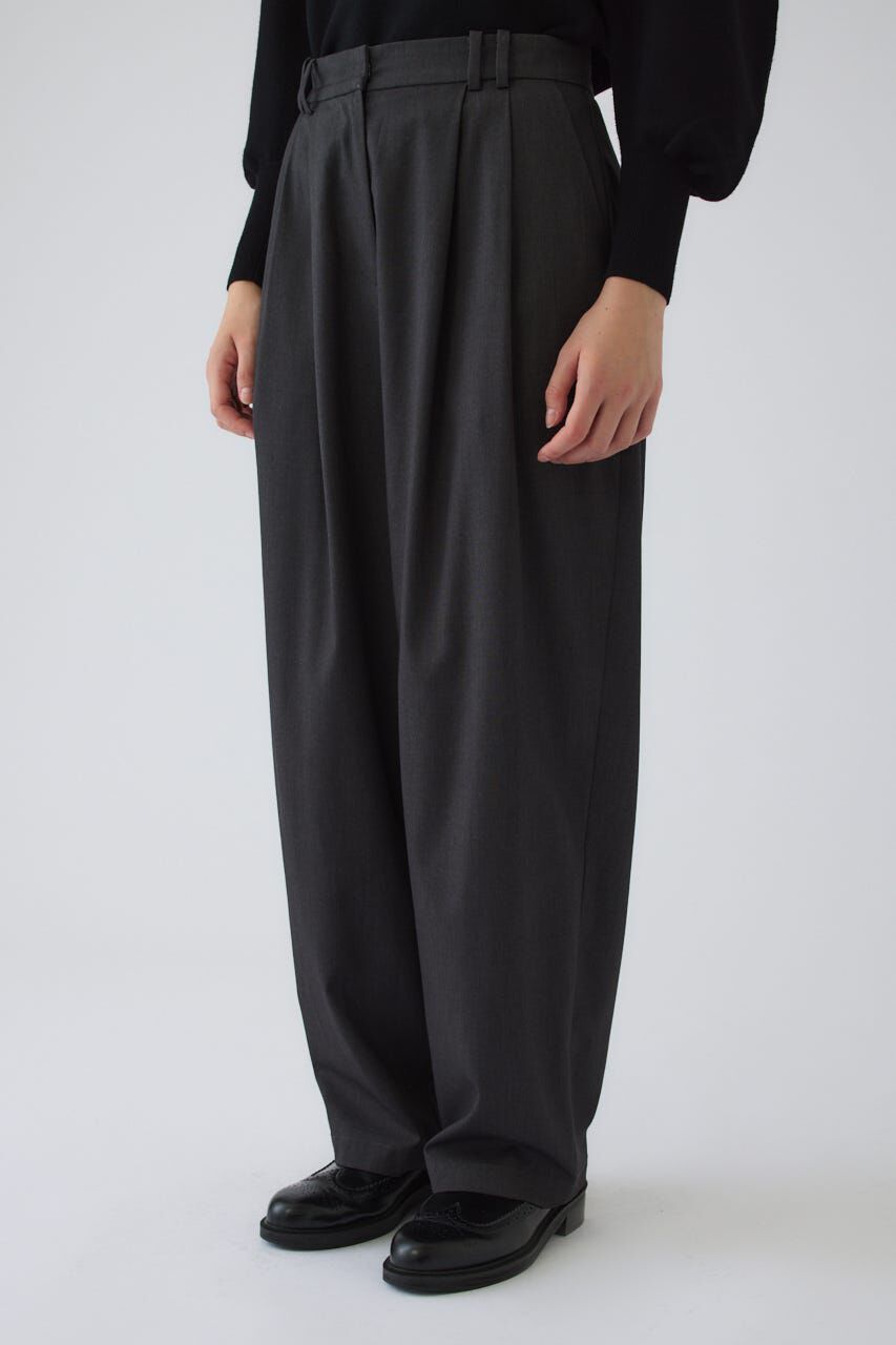 RIM.ARK 「W tuck wide slacks」|その他|GRY