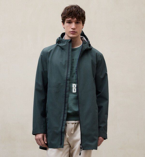 ECOALF「BALD コート / BALD JACKET MAN」|ブルゾン・スタジャン|グリーン