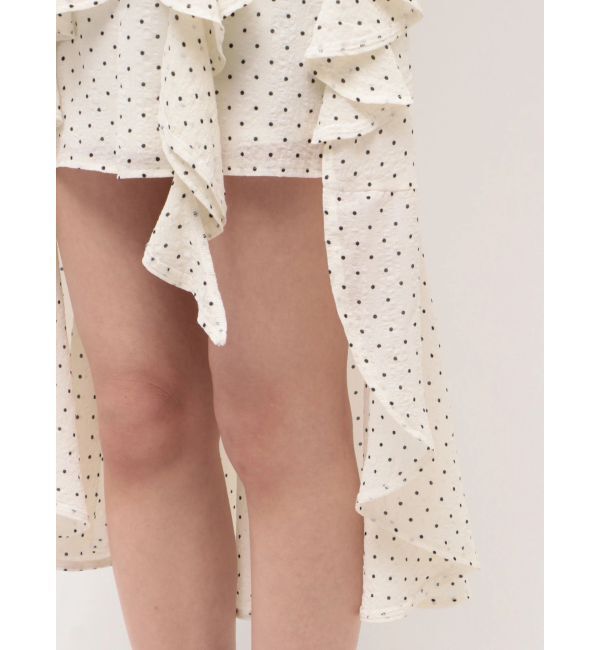 CALNAMUR「ローズドットフリルワンピース」|ワンピース|