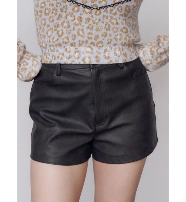 EMODA「FAUXレザーショートパンツ」|その他|