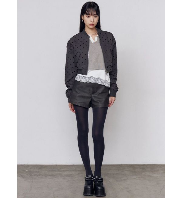 EMODA「FAUXレザーショートパンツ」|その他|