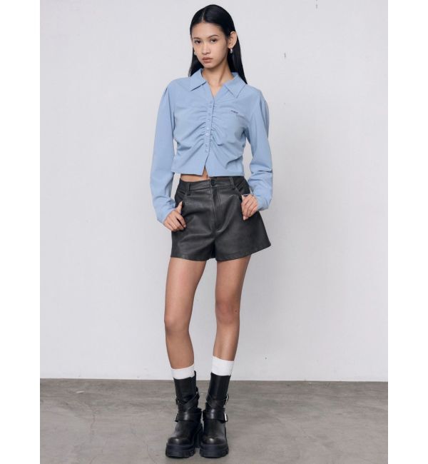 EMODA「FAUXレザーショートパンツ」|その他|