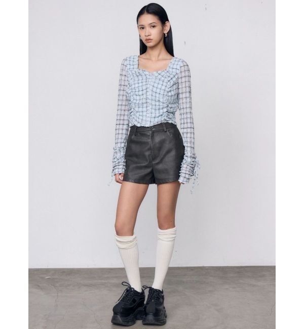EMODA「FAUXレザーショートパンツ」|その他|