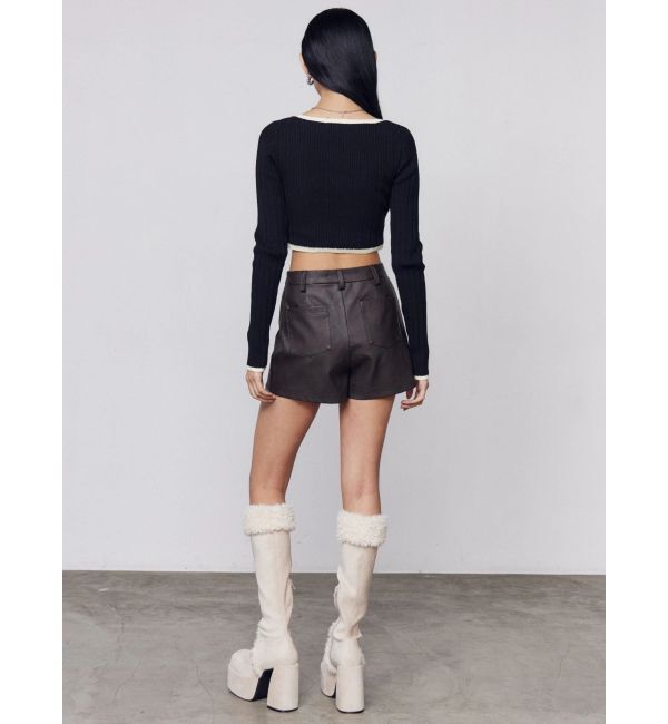 EMODA「FAUXレザーショートパンツ」|その他|