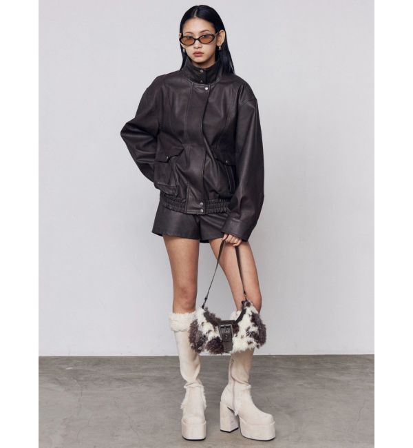 EMODA「FAUXレザーショートパンツ」|その他|