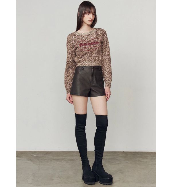 EMODA「FAUXレザーショートパンツ」|その他|