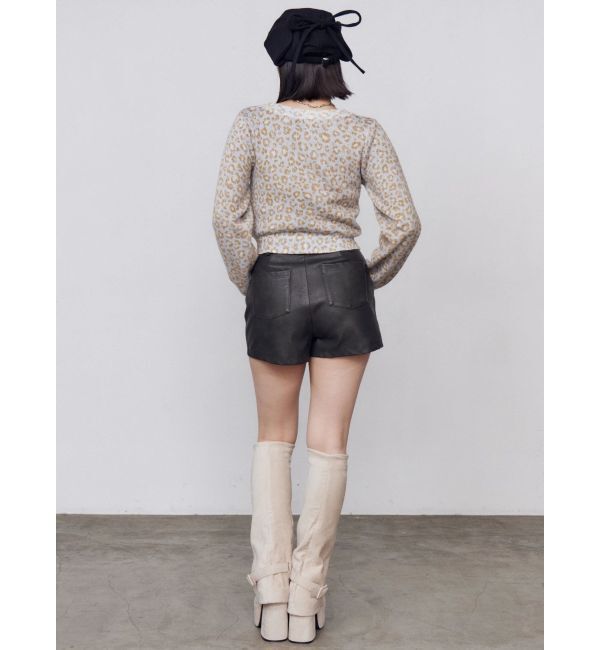 EMODA「FAUXレザーショートパンツ」|その他|