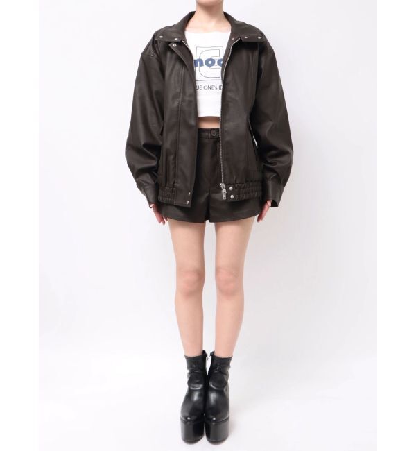 EMODA「FAUXレザーショートパンツ」|その他|