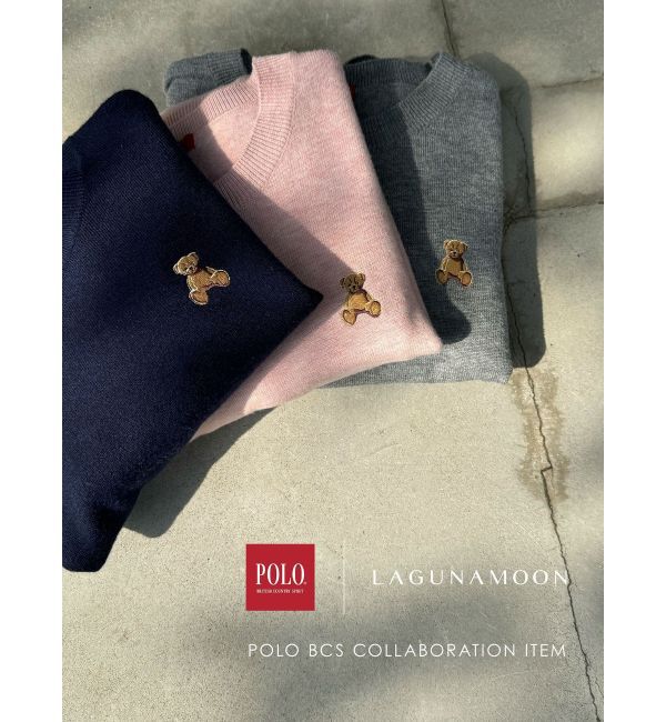LAGUNAMOON「【POLO BCS コラボ】ベアニットプルオーバー」|スウェット・ジャージ|
