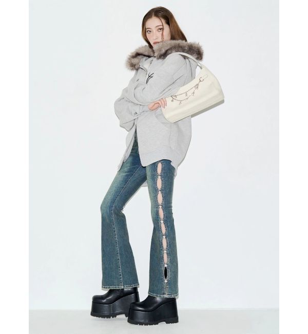 EVRIS「モチーフチェーンハンドBAG」|ハンドバッグ|