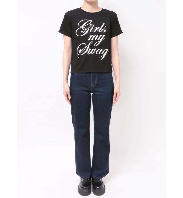 jouetie「ロゴフィットTシャツ」|Tシャツ・カットソー|