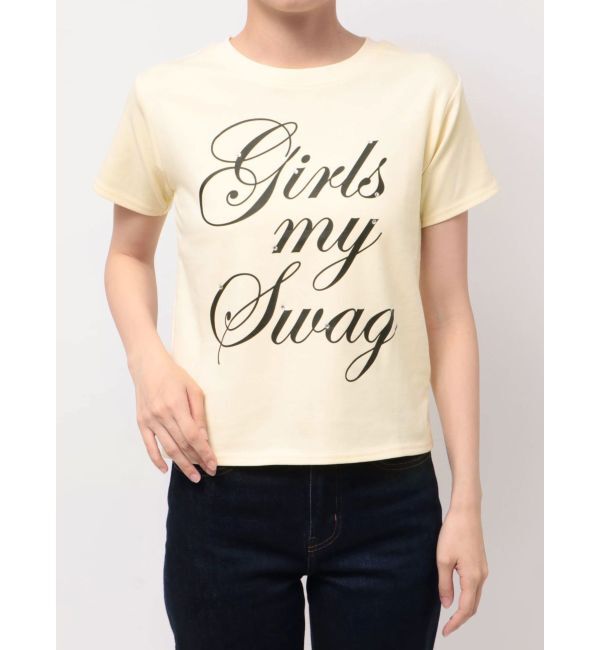 jouetie「ロゴフィットTシャツ」|Tシャツ・カットソー|