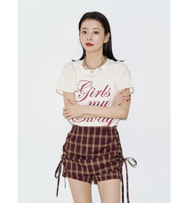 jouetie「ロゴフィットTシャツ」|Tシャツ・カットソー|