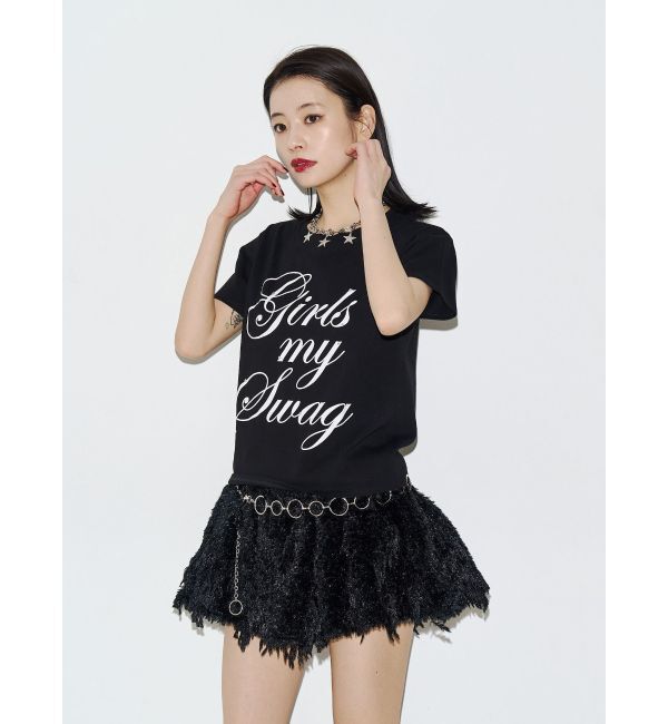 jouetie「ロゴフィットTシャツ」|Tシャツ・カットソー|