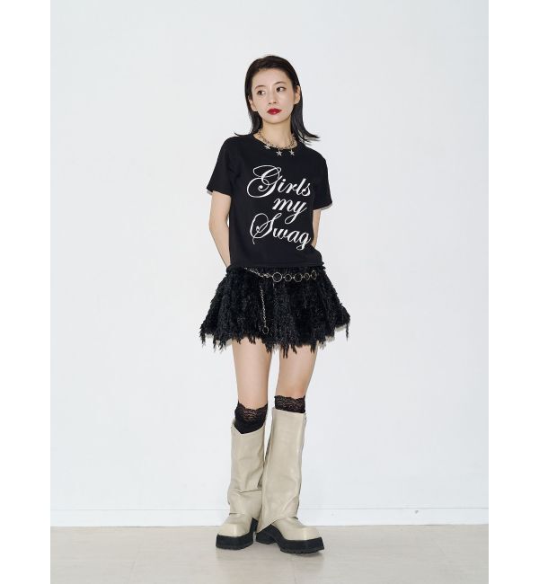 jouetie「ロゴフィットTシャツ」|Tシャツ・カットソー|