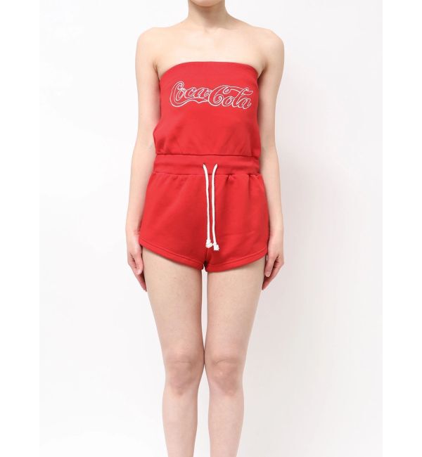 GYDA「Coca-Cola GLITTER embroideryロンパース」|オールインワン|