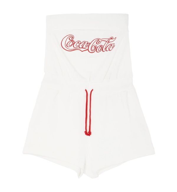 GYDA「Coca-Cola GLITTER embroideryロンパース」|オールインワン|