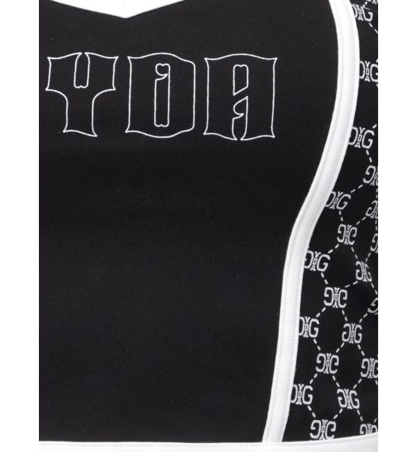 GYDA「Symmetry GYDA side drawstringビスチェ」|チューブトップ|