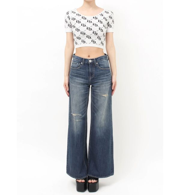 GYDA「GG jacquardラメニットTOPS」|ニット・セーター|