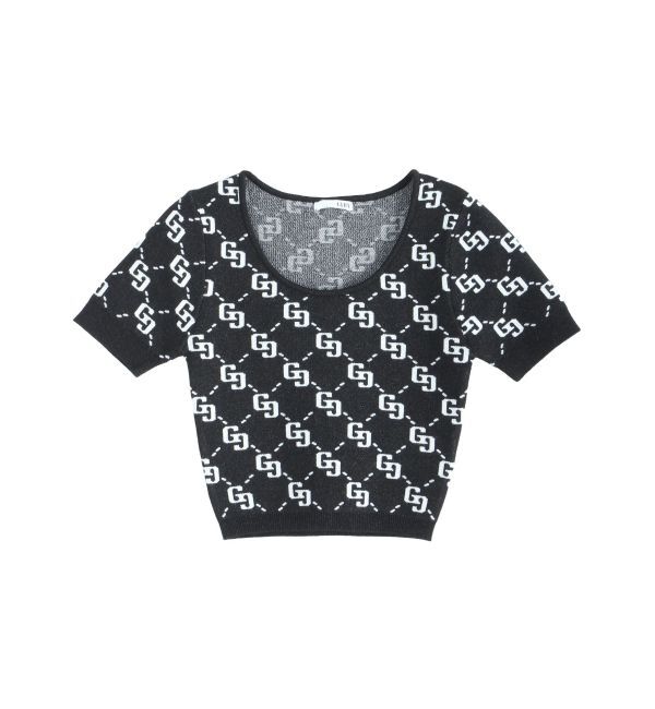 GYDA「GG jacquardラメニットTOPS」|ニット・セーター|
