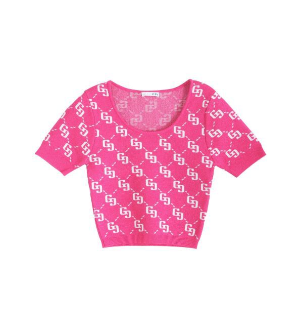 GYDA「GG jacquardラメニットTOPS」|ニット・セーター|