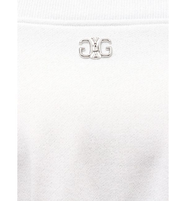 GYDA「Symmetry GYDA short ラメスウェットトップス」|Tシャツ・カットソー|
