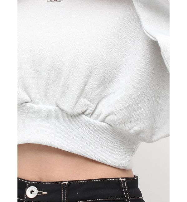 GYDA「Symmetry GYDA short ラメスウェットトップス」|Tシャツ・カットソー|