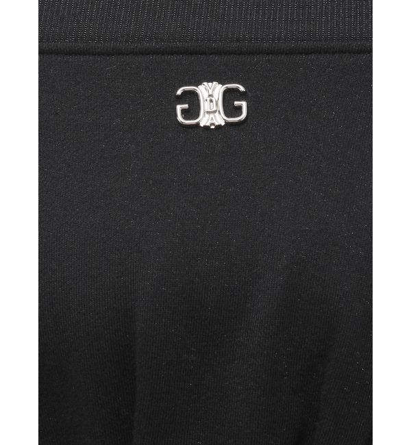 GYDA「Symmetry GYDA short ラメスウェットトップス」|Tシャツ・カットソー|