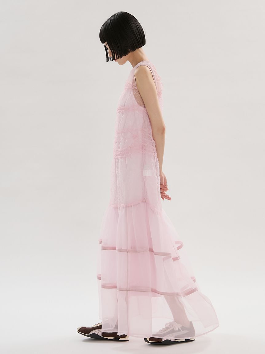 emmi atelier「フラワーエンブロイダリーワンピース【セットアップ対応】/ハンドウォッシャブル」|ワンピース|
