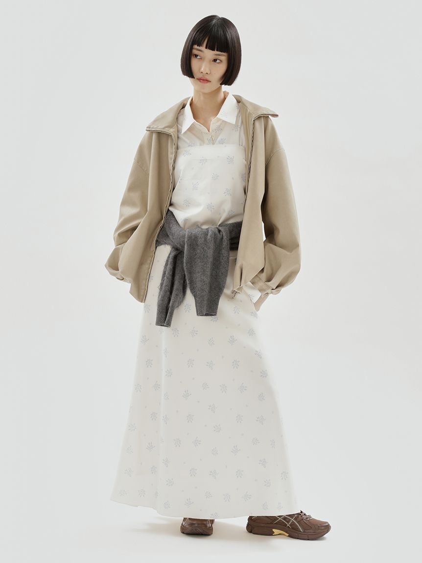 emmi atelier「ウール混ミンク加工ニットカーディガン」|カーディガン|