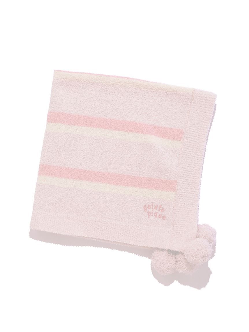 GELATO PIQUE KIDS & BABY「【KIDS】エアリーモコランダムボーダーブランケット」|ブランケット|