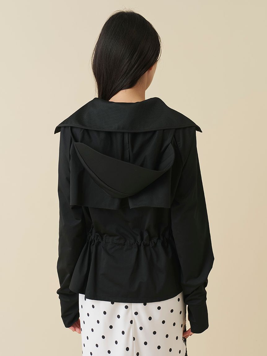 SNIDEL「【WEB限定/LUMISHADE】サンバイザー付きUVカットパーカー」|パーカー|