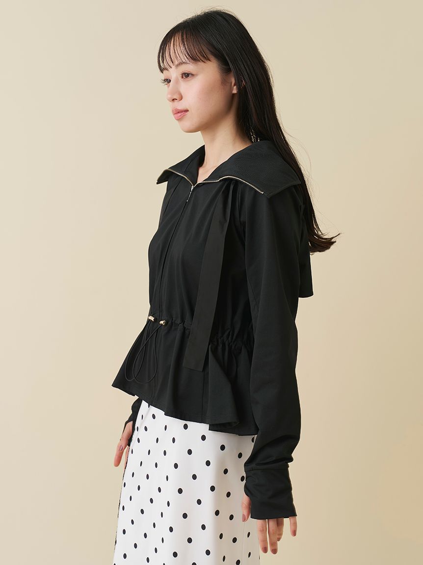 SNIDEL「【WEB限定/LUMISHADE】サンバイザー付きUVカットパーカー」|パーカー|
