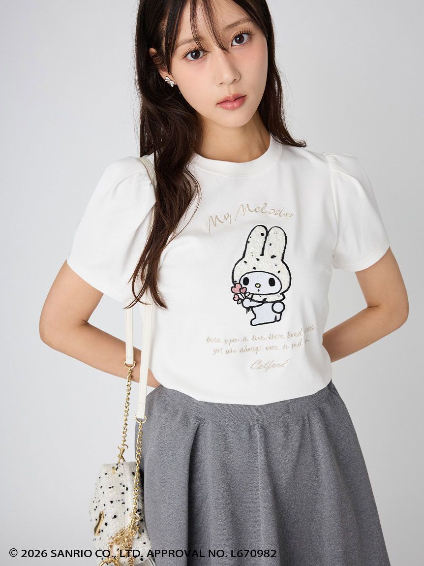 CELFORD「【マイメロディ】 【洗える】ツイードずきんTシャツ」|Tシャツ・カットソー|