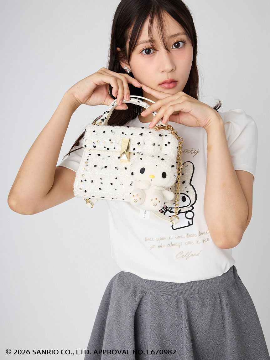 CELFORD「【マイメロディ】 【洗える】ツイードずきんTシャツ」|Tシャツ・カットソー|