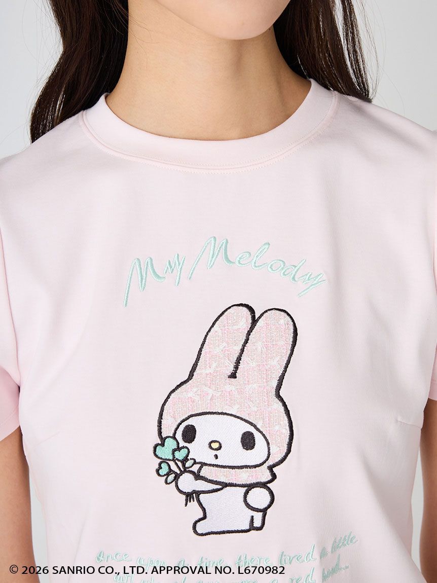 CELFORD「【マイメロディ】 【洗える】ツイードずきんTシャツ」|Tシャツ・カットソー|