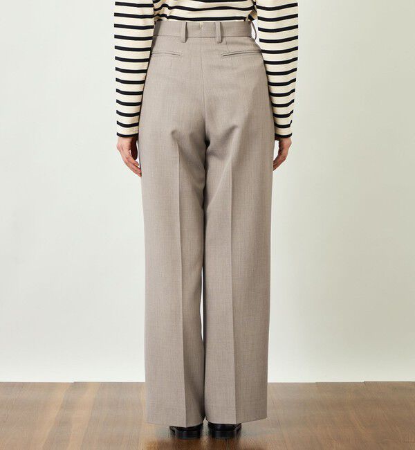 MACKINTOSH PHILOSOPHY「GREY LABEL 2プリーツワイドスラックス」|スラックス|