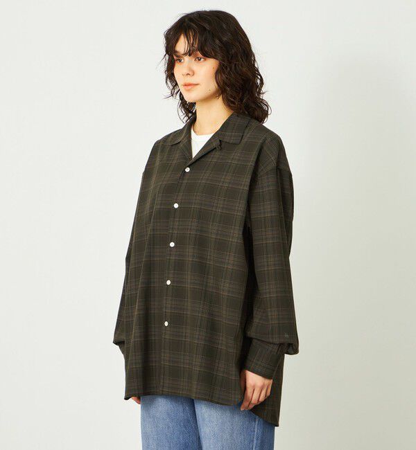 MACKINTOSH PHILOSOPHY「GREY LABEL チェックオープンカラーシャツ」|シャツ・ブラウス|