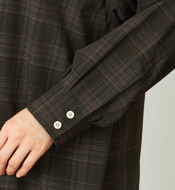MACKINTOSH PHILOSOPHY「GREY LABEL チェックオープンカラーシャツ」|シャツ・ブラウス|